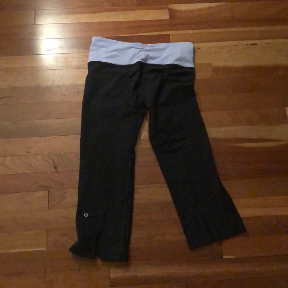 Lululemon back slit crops